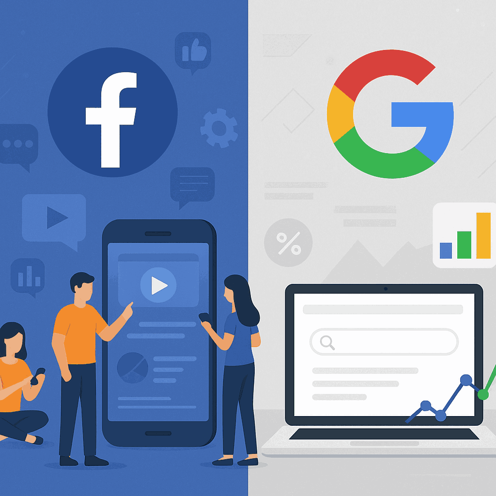Facebook Ads vs. Google Ads