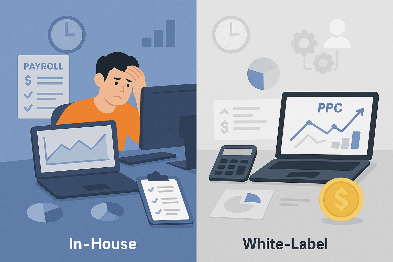 White-Label PPC vs Hiring In-House